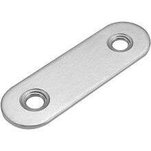 Repair Plate, 50mmx16mm, Flat Fixing Mending Corner Brace Bracket Connector, Pack of 10