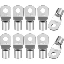 10PCS SC95-10 Copper Eyelets Tubular Lug Ring Terminal Connectors