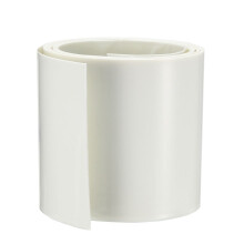 Battery Wrap PVC Heat Shrink Tubing 50mm Flat Width for 18650 Power Supplies 2 Meter White