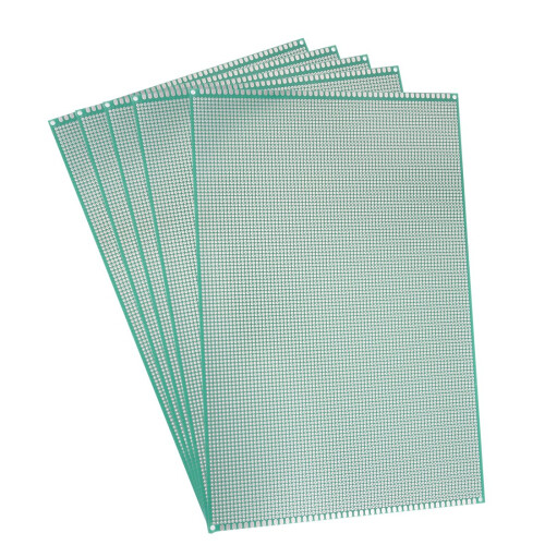 20x30cm Single Sided Universal Printed Circuit Board for DIY Soldering 5pcs
