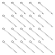 50Pcs 2.5mmx35mm 304 Stainless Steel Cotter Pin, Split Pin Fastener Clips Split Cotter for Household Appliances, Sports Equipment, Car Mechanics Repai