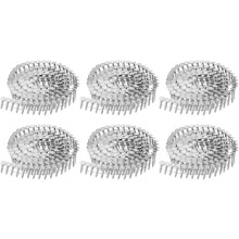 1800 Count Siding Nails 1"x0.12" 15-Degree 304 Stainless Steel Ring Shank Full Round Head Collated Wire Coil for Lath and Sheathing Materials