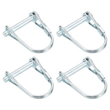10Pcs 3/16" Dia Trailer Coupler Pin, 1-1/4" Long Coupler Pin Shaft Locking Pin, Round Pto Pin for Farm Trailers and Garden