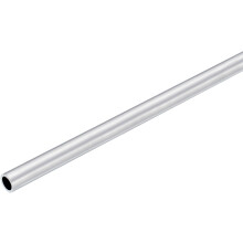 6063 Aluminum Round Tube, 8mm OD 6mm Inner Dia 400mm Length Pipe Tubing for Industry DIY Projects