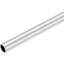 6063 Aluminum Round Tube, 15mm OD 13mm Inner Dia 400mm Length Pipe Tubing for Industry DIY Projects