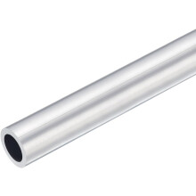 6063 Aluminum Round Tube, 22mm OD 14mm Inner Dia 400mm Length Pipe Tubing for Industry DIY Projects