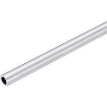 6063 Aluminum Round Tube, 12mm OD 8mm Inner Dia 400mm Length Pipe Tubing for Industry DIY Projects