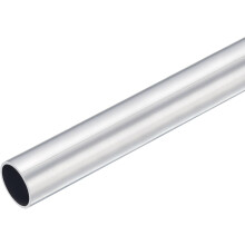 6063 Aluminum Round Tube, 22mm OD 19mm Inner Dia 400mm Length Pipe Tubing for Industry DIY Projects