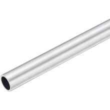 6063 Aluminum Round Tube, 18mm OD 15mm Inner Dia 400mm Length Pipe Tubing for Industry DIY Projects