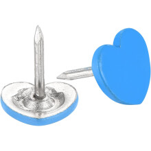 20Pcs Upholstery Tacks, 11mmx12.5mm Flat Head Decorative Furniture Nails Thumb Tack for Furniture Sofa Headboards, Blue