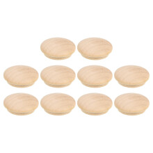 Wood Hole Plugs, 100 Pcs 25x20mm Wood Button Top Plugs Round Head Hardwood Furniture Plugs Screw Hole Plugs for Furniture Tables Chairs Cabinetry Craf