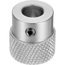 Anodization Aluminum Alloy Handwheel 8mm Bore 20mm OD Knurled Knob Turning Handle with Wrench for Milling Machine Lathe Slide Displacement Platform