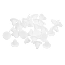 38Pcs Silicone Plugs, Rubber Round Snap in Locking Hole Plug for 5-5.5mm Hole, Hole Stoppers Waterproof Hole Plug for Metal Tube, Furniture End Caps I