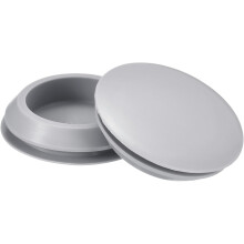 4Pcs Silicone Plugs, 40mm Hole, Grey