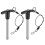 2Pcs T Handle Lock Pins, 10mm x 80mm Usage Length Stainless Steel Push-Button Quick Release Pin 1