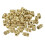 Knurled Insert Nut M3 x 8mm L x 5mm OD Female Thread Brass Embedding Nut 80 Pcs 1