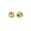 M3 x 3mm(L) x 5mm(OD) Female Thread Brass Knurled Threaded Insert Embedment Nuts, 180Pcs 1