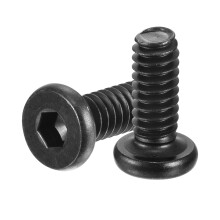 20Pcs 1/4-20x5/8 Furniture Bolt, Round Head Hex Socket Cap Screws Bolts Carbon Steel for Bed Tables Chairs Furniture