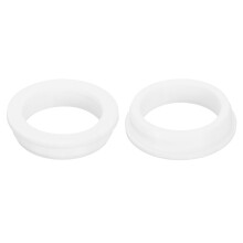 2Pcs Rubber Grommets 2-3/8"(60mm) Drill Hole, 1-15/16"(49mm) ID Hole Top Hat Grommet White Silicone Rubber Hole Plug Gasket for Wiring, Automotive