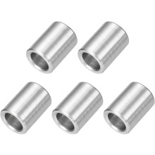 5 Pcs Stainless Steel Spacers, 8mm ID x 12mm OD x 16mmL 304 Stainless Steel Bushing Screw Standoff Unthreaded Round Spacer for 5/16" or M8 Screws Bolt