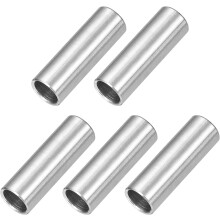 5 Pcs Stainless Steel Spacers, 8mm ID x 10mm OD x 35mmL 304 Stainless Steel Bushing Screw Standoff Unthreaded Round Spacer for 5/16" or M8 Screws Bolt