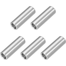 5 Pcs Stainless Steel Spacers, 8mm ID x 12mm OD x 35mmL 304 Stainless Steel Bushing Screw Standoff Unthreaded Round Spacer for 5/16" or M8 Screws Bolt