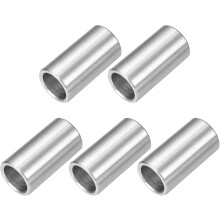 5 Pcs Stainless Steel Spacers, 12mm ID x 16mm OD x 30mmL 304 Stainless Steel Bushing Screw Standoff Unthreaded Round Spacer for 1/2" or M12 Screws Bol