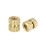 Knurled Insert Nuts - 50Pcs M3 x 6mm Length x 5mm OD Female Thread Brass Threaded Insert Embedment Nut for 3D Printer 1