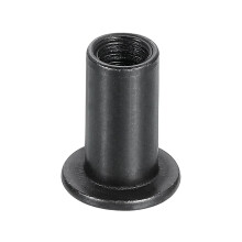 M6x15mm Hex Socket Head Insert Nut Screw Post Sleeve Nut Black Oxide 10pcs