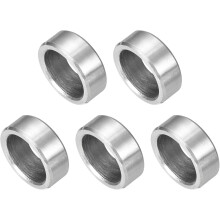5 Pcs Stainless Steel Spacers, 12mm ID x 16mm OD x 6mmL 304 Stainless Steel Bushing Screw Standoff Unthreaded Round Spacer for 1/2" or M12 Screws Bolt