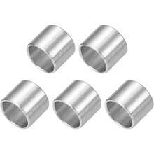 5 Pcs Stainless Steel Spacers, 10mm ID x 12mm OD x 10mmL 304 Stainless Steel Bushing Screw Standoff Unthreaded Round Spacer for 3/8" or M10 Screws Bol
