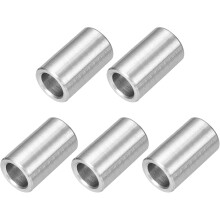 5 Pcs Stainless Steel Spacers, 8mm ID x 12mm OD x 20mmL 304 Stainless Steel Bushing Screw Standoff Unthreaded Round Spacer for 5/16" or M8 Screws Bolt