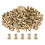 200Pcs Rivet Nut Flat Head, M4 Carbon Steel Threaded Insert Nuts Knurled Body 1