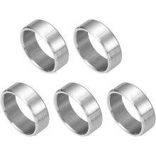5 Pcs Stainless Steel Spacers, 10mm ID x 12mm OD x 4mmL 304 Stainless Steel Bushing Screw Standoff Unthreaded Round Spacer for 3/8" or M10 Screws Bolt