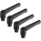 4pcs Clamping Lever Adjustable Handles M4 Metric Female Thread Level Handle Hand Knobs Quick Release Black for Lathe Machinery 1