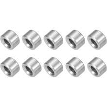 10 Pcs Stainless Steel Spacers, 4mm ID x 8mm OD x 5mmL 304 Stainless Steel Bushing Screw Standoff Unthreaded Round Spacer for 3/16" or M4 Screws Bolts