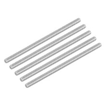 10Pcs M4 x 80mm Fully Threaded Rod 304 Stainless Steel Right Hand Threads Bar Studs for Anchors Bolts, Clamps, Hangers and U-Bolts, 0.7 Thread Pitch