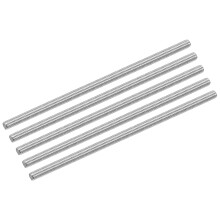 15Pcs M8 x 200mm Fully Threaded Rod 304 Stainless Steel Right Hand Threads Bar Studs for Anchors Bolts, Clamps, Hangers and U-Bolts, 1.25 Thread Pitch