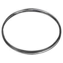 Tungsten Wire, 99.99% High Purity Tungsten Wire 0.5mm Dia x 5 Meter Length Tungsten Filament Metal Coil for Light Bulb Production Electronics Industry