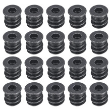 30Pcs Threaded Inserts, M4-0.7x9 Zinc Plated Carbon Steel Hex Socket Drive Screw-in Nut Threaded Inserts for Wood Working Tools and Accessories
