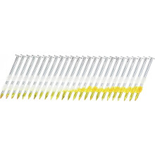 2000Pcs 21 Degree 0.113" x 2" Framing Nails, Galvanized Carbon Steel Plastic Collated Nails for Furniture/Constructions, Color Zinc