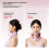Posture Reminder Neck Support Collar for Office Reading and Home Rests Blue L 10