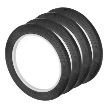 4 Rolls Black 0.13 Inch x 72 Yards Polyester Film Electrical Tape PET Tape High Temperature Heat Resistant Tape for Transformer Motor Wire 5S Position