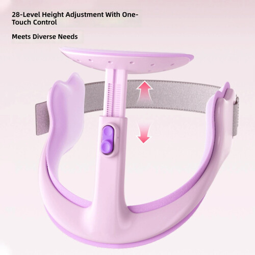 Posture Reminder Neck Support Collar for Office Reading and Home Rests Blue L 1