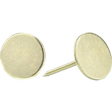 Upholstery Tacks Nail Pins Furniture, 40Pcs 16x25mm Thumb Tack Pins Assortment Kit Carbon Steel for Home Sofa DIY Decorative Nail Heads Nails, Gold