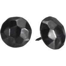 Upholstery Tacks Nail Pins Furniture, 25Pcs 25x25mm Thumb Tack Pins Assortment Kit Carbon Steel for Home Sofa DIY Decorative Nail Heads Nails, Black