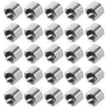 50pcs Wire Thread Inserts 1/4-20 UNC 1.5D(3/8") 304 Stainless Steel Helical Type Coiled Thread Repair Kit Wire Screw Threaded Sleeve Sheath for Mechan