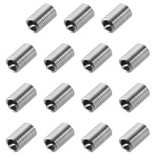15pcs Wire Thread Inserts 5/16-18 UNC 3D(15/16") 304 Stainless Steel Helical Type Coiled Thread Repair Kit Wire Screw Threaded Sleeve Sheath for Mecha