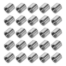 40pcs Wire Thread Inserts M3 x 0.5 2D(6mm) Metric 304 Stainless Steel Helical Type Coiled Thread Repair Kit Wire Screw Threaded Sleeve Sheath for Mech