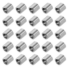 100pcs Wire Thread Inserts M4 x 0.7 1.5D(6mm) Metric 304 Stainless Steel Helical Type Coiled Thread Repair Kit Wire Screw Threaded Sleeve Sheath for M